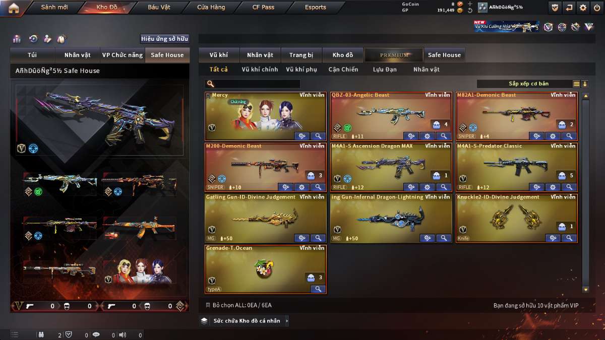 shop acc cf uy tin gia re